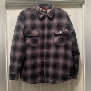 Dickies Black and Gray Plaid Jacket